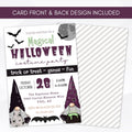 printable halloween trunk or treat invitation